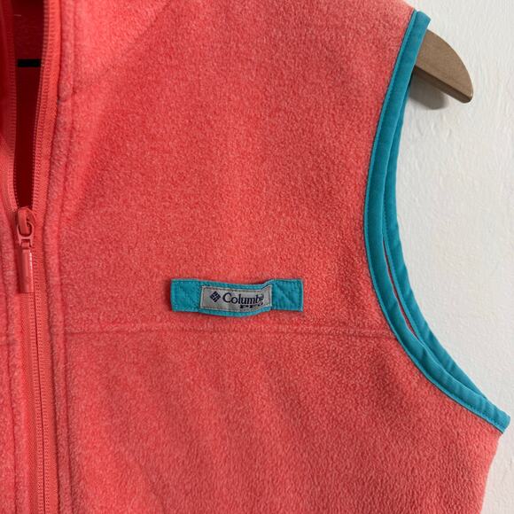 Columbia Women’s PFG Harborside™ Fleece Vest Pink Size Small - Picture 4 of 8